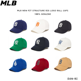 [MLB] ใหม่ หมวกแก๊ปโลโก้ UNISEX ขนาดใหญ่ ของแท้ 100% สไตล์เกาหลี