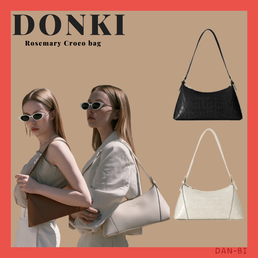donki-โรสแมรี่-โครโค่-กระเป๋า-กระเป๋าสะพาย-ผลิตภัณฑ์เกาหลี-สําหรับผู้หญิง-ผ่อนได้