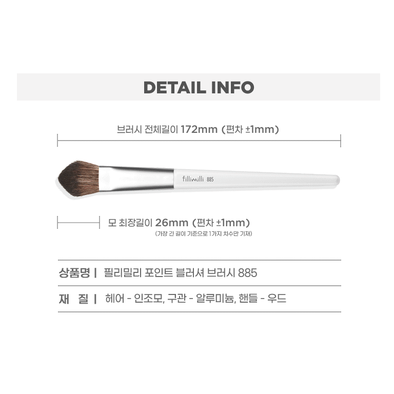 [FILLIMILLI] Makeup Brush Collection แปรงแต่งหน้า 9 แบบ สําหรับเก็บสะสม