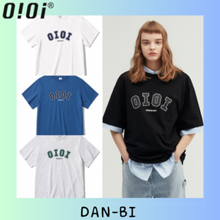 [OIOI] Signature T-SHIRTS 4COLORS 3SIZE เสื้อยีนแขนสั้น ลายโลโก้ JISOO น่ารัก สไตล์เกาหลี