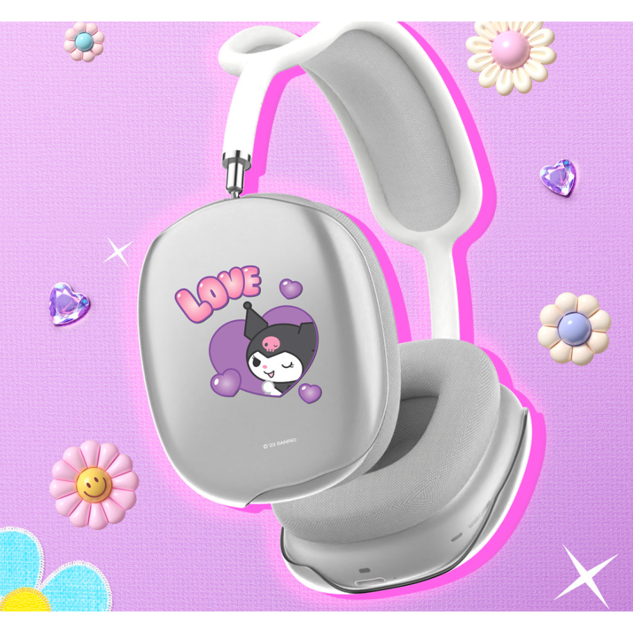 เคสใส-ลาย-sanrio-โฮโลแกรมมายเมโลดี้-สําหรับ-airpods-max