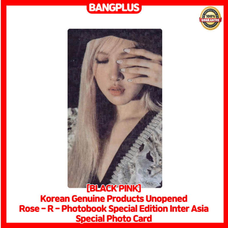 black-pink-การ์ดรูปภาพ-ของแท้-จากเกาหลี-unopened-rose-r-photobook-special-edition-inter-asia-special-photo-card