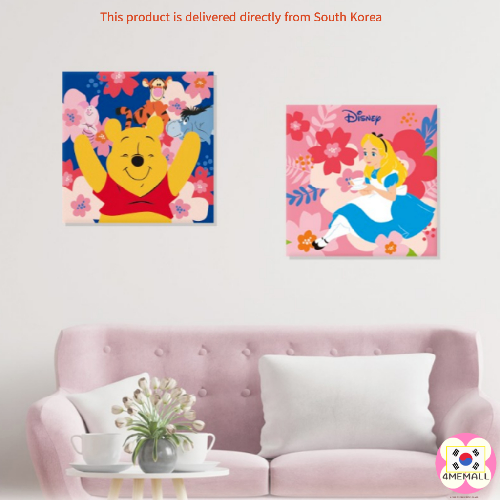 ilovepainting-disney-ภาพวาดสีน้ํามัน-รูปดอกดิสนีย์-25x25-สไตล์เกาหลี-สําหรับเด็ก