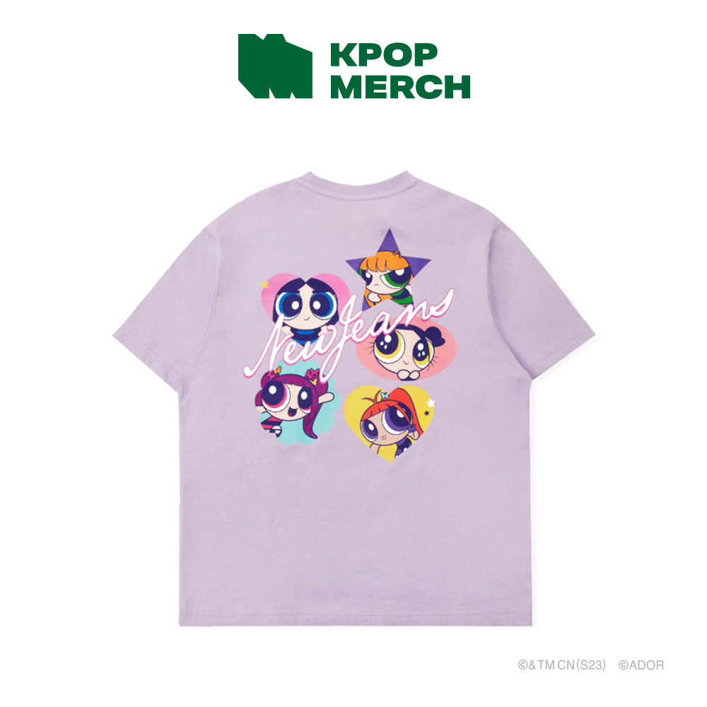 LINE FRIENDS NewJeans THE POWERPUFF GIRLS X NJ SHORT SLEEVE T