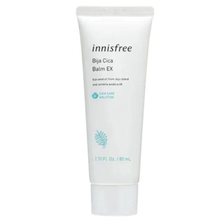 Innisfree Bija Cica balm EX 2.7 fl.oz / 80ml (วันหมดอายุ: 2026.03) - บาล์มช่วยเหลือ อเนกประสงค์ สําหรับผิวที่ประสบปัญหาด้วยส่วนผสมที่มีประสิทธิภาพสองประการ ได้แก่ Cica และ Bija seed oil