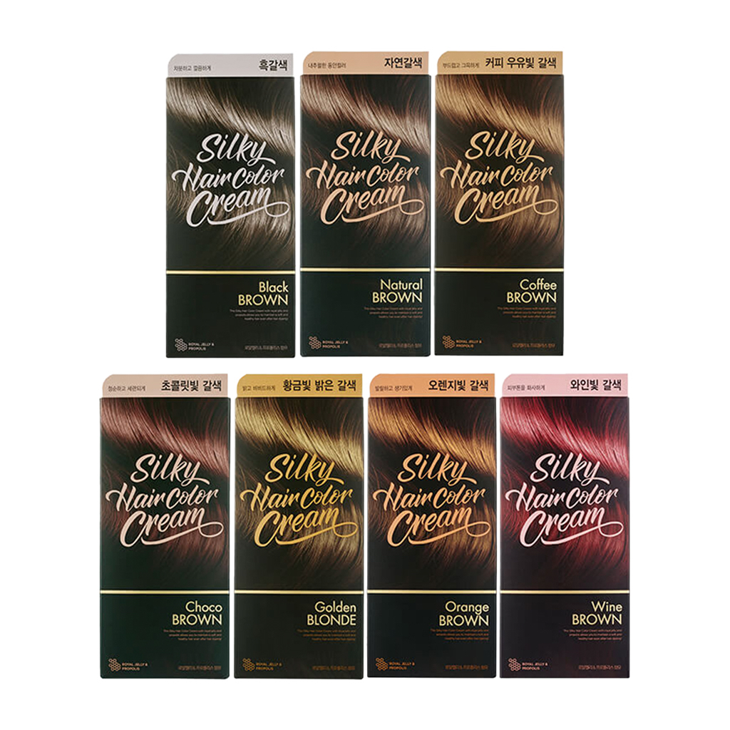 the face shop stylist silky hair color cream 7 colors Shopee Thailand