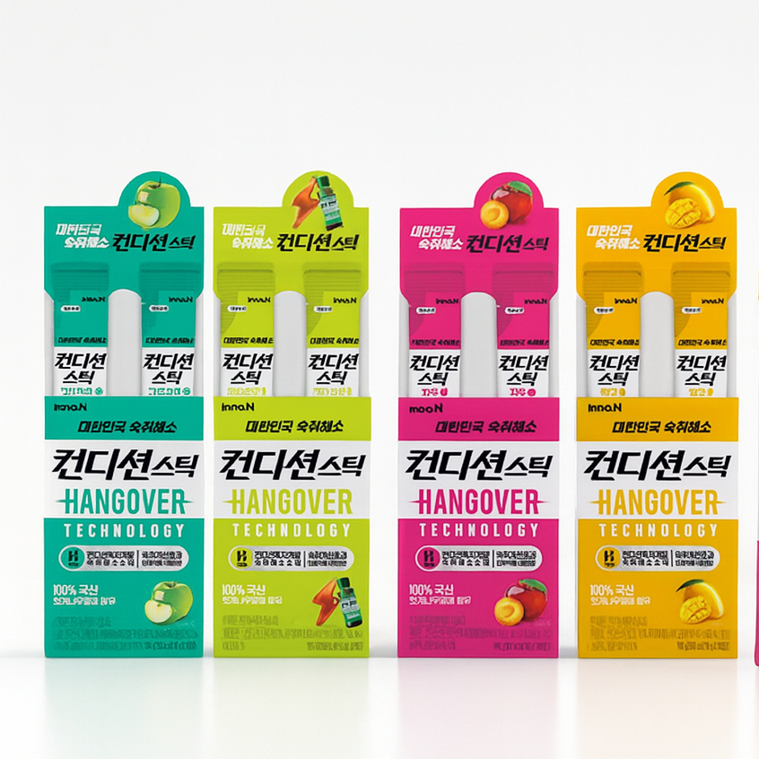 📦ส่งจากเกาหลี🇰🇷 Condition Stick 🍏เจลลี่แก้เมาค้าง (แพ็ค 10 ซอง) 🔥มี 4 ...