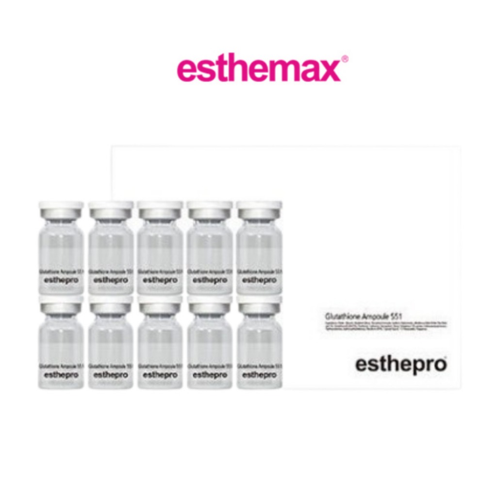 Esthepro Glutathione Ampoule 551 (8ml x10) | Korean Facial Ampoule for Skin  Hydration & Daily Care | ทุกสภาพผิว