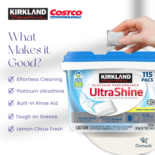 Costco Kirkland Signature Platinum Performance UltraShine เครื่องล้าง ...