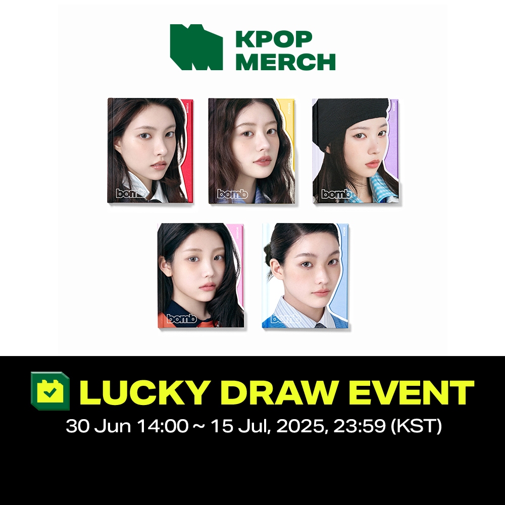 Kpopmerch Lucky Draw POB) ILLIT - 3rd Mini Album [ Bomb ]_Gllit