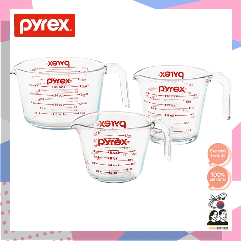 ถ้วยตวงแก้วทนความร้อน Pyrex / Original 250ml, 500ml, 1000ml / อุปกรณ์อบ ...