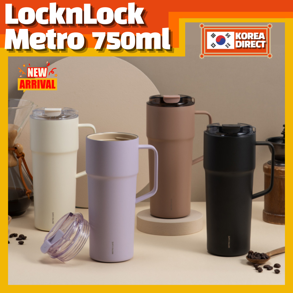 [LocknLock] Metro Ceramic tumbler 750ml Coffee Tastes หุ้มฉนวนสุญญากาศ ...