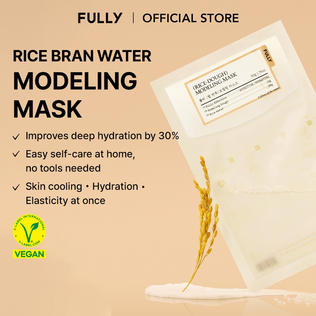 [FULLY OFFICIAL] RICE-DOUGH MODELING MASK 50g x 4ea | Shopee Thailand