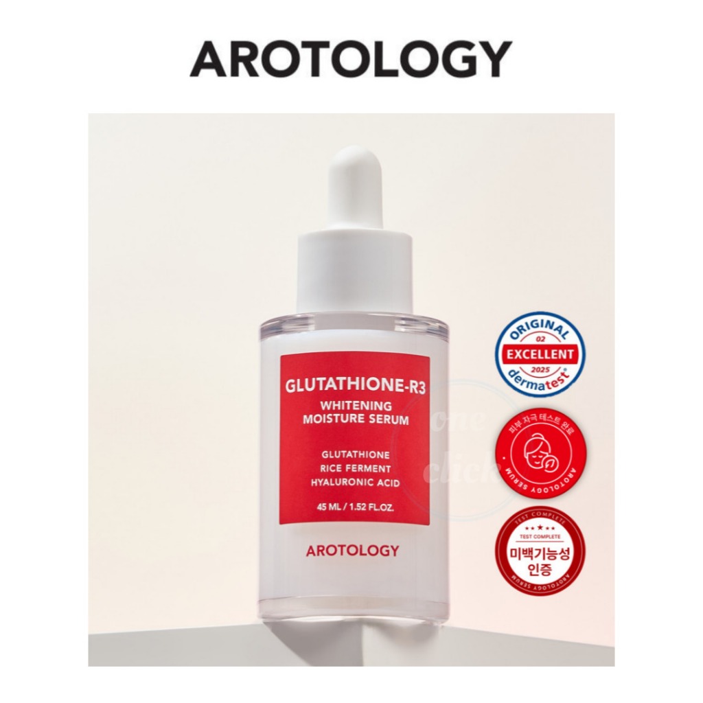 complete glutathione ราคา AROTOLOGY GLUTATHIONE -R3 Whitening Moisture Serum 45ml Glutathione Serum  for Hydrated and Radiant Skin