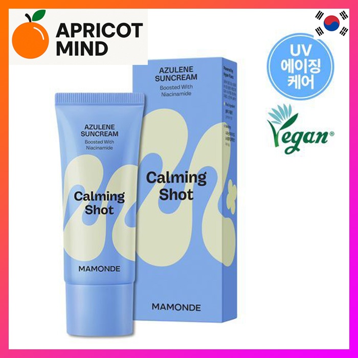 Mamonde [ความชื้นผ่อนคลาย] Calming Shot Azulene Sunscreen 35ml / จัดส่ง ...
