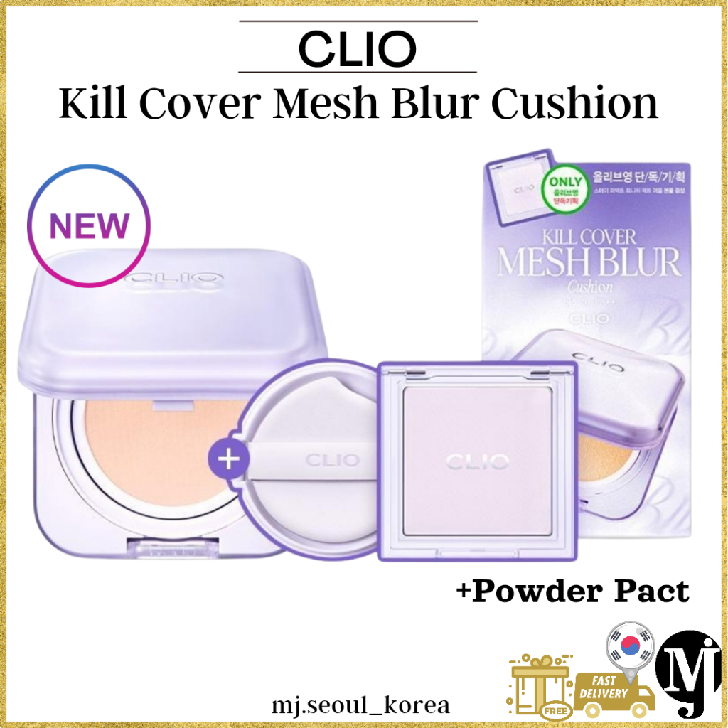Clio Kill Cover Mesh Blur Cushion(+Powder Pact) 5colors | Shopee Thailand