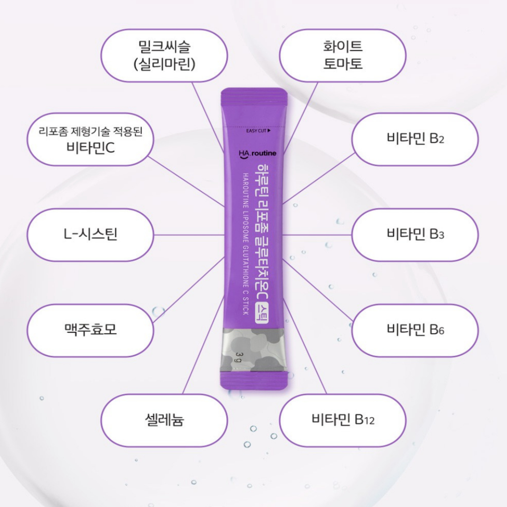 haroutine liposomal glutathione HA.routine] Liposomal Glutathione C Stick 3gX30P