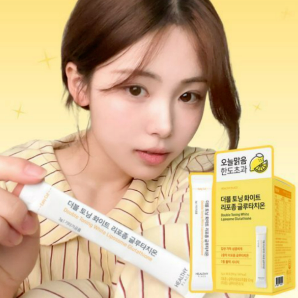 Healthy Place Double Toning White Liposome Glutathione 3g x 30P