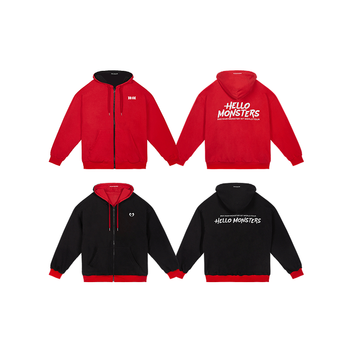 BABYMONSTER [HELLO MONSTERS] IN ASIA TOUR MD / REVERSIBLE ZIP-UP
