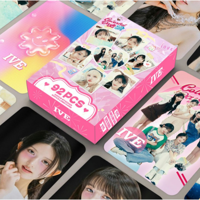[IVE] K-POP Photocard & Sticker Set – การ์ดรูปถ่ายรวม 92 ชิ้น ...