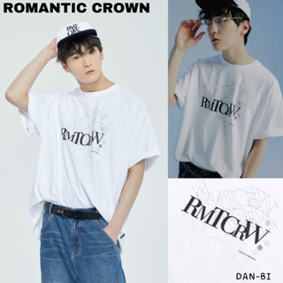 Woozi เลือก! [ROMANTIC Crown] เสื้อยืด ลายโลโก้ WAVE สีขาว ของแท้ 100% สไตล์เกาหลี