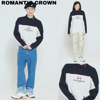 [ROMANTIC Crown] RMTCRW เสื้อโปโล 2 สี ลดราคา ของแท้ 100%