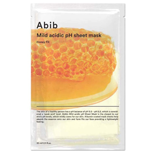 Abib Mild Acidic แผ่นมาส์กหน้า pH สูตรน้ําผึ้ง (10 หน้ากาก)