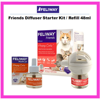 [Feliway] ชุดสตาร์ทเตอร์ กระจายแสง 48 มล. สําหรับเพื่อน