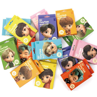 Bts (BangTan Boys) TinyTAN ผ้าพันแผลไดนาไมต์ แบบใช้แล้วทิ้ง 20 กล่อง (200ea)