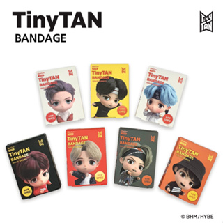 Bts (BangTan Boys) TinyTAN MIC ผ้าพันแผล แบบใช้แล้วทิ้ง 7 ชุด 7 กล่อง (70 ชิ้น)