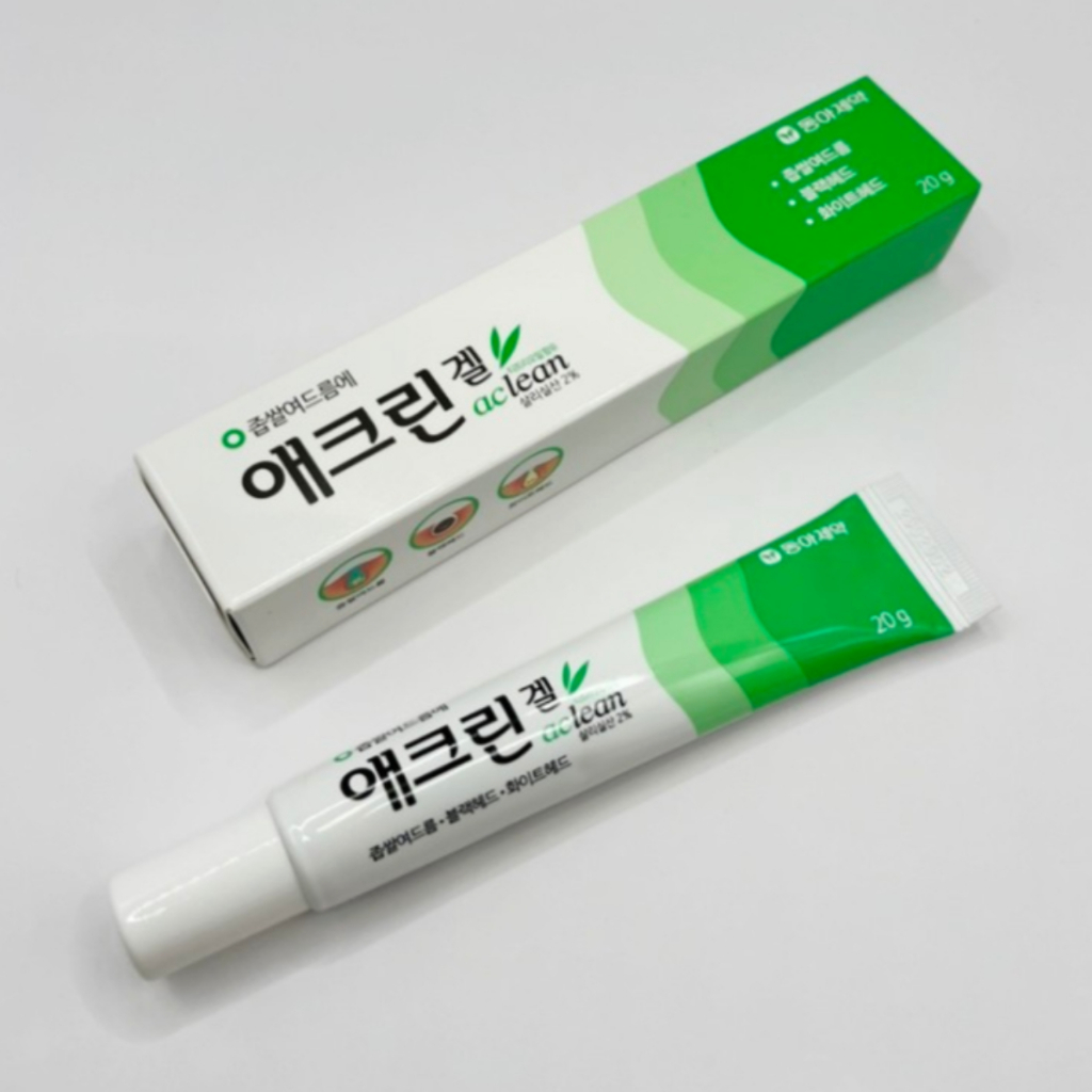 DONG-A เดงอา ฟาร์มา Aclean Gel 20g/แพ็คยับยั้งสิวแบคทีเรียMillet Acne ...