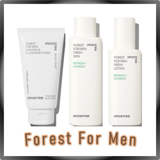 อินนิสฟรี ชุดป่าสำหรับผู้ชาย / innisfree Forest For Men Set ( Shaving &amp; Cleasing Foam, Fresh Lotion, Fresh Skin)