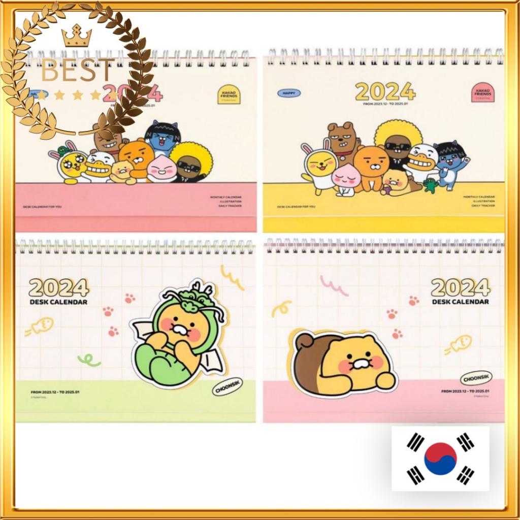 [KAKAO FRIENDS] 2025 Desk Calendar CHOONSIK & FRIENDS│New Year Daily
