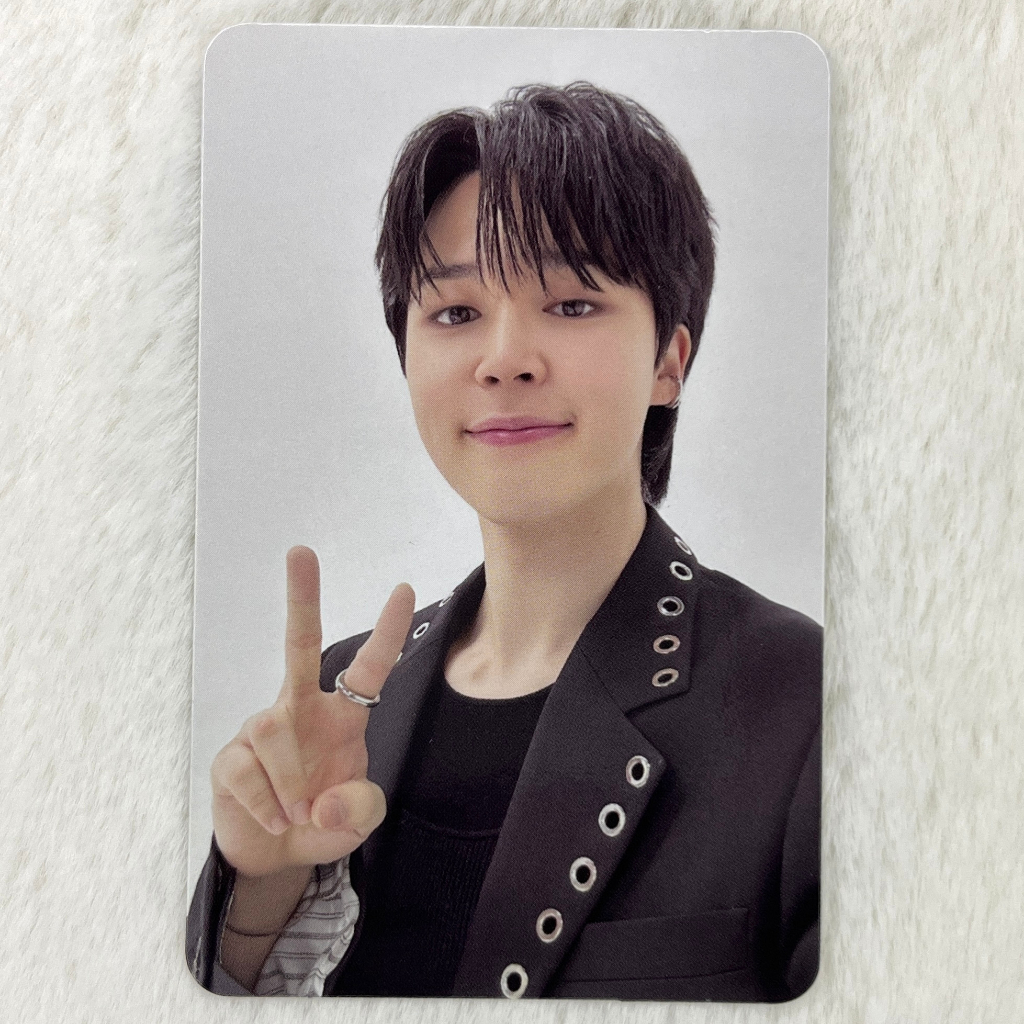 โฟโต้การ์ด Jimin Official M2U Record Lucky Draw Jimin Face ของแท้ Kpop