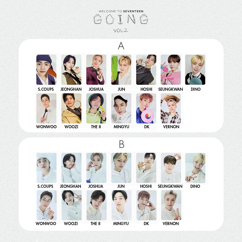 Seventeen - โฟโต้การ์ด GOING MAGAZINE VOL.2 | Shopee Thailand