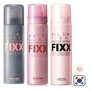 [ผลิตในเกาหลี] So NATURAL FIXX เซตติ้งสเปรย์ (เนื้อแมตต์ แน่น ชุ่มชื้น เปล่งประกายน้ํา) 75 มล. 100 มล.