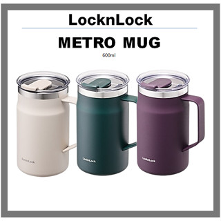 [locknlock] Metro แก้วกระติกน้ําร้อน เก็บอุณหภูมิ 600 มล. หลากสี LHC4282