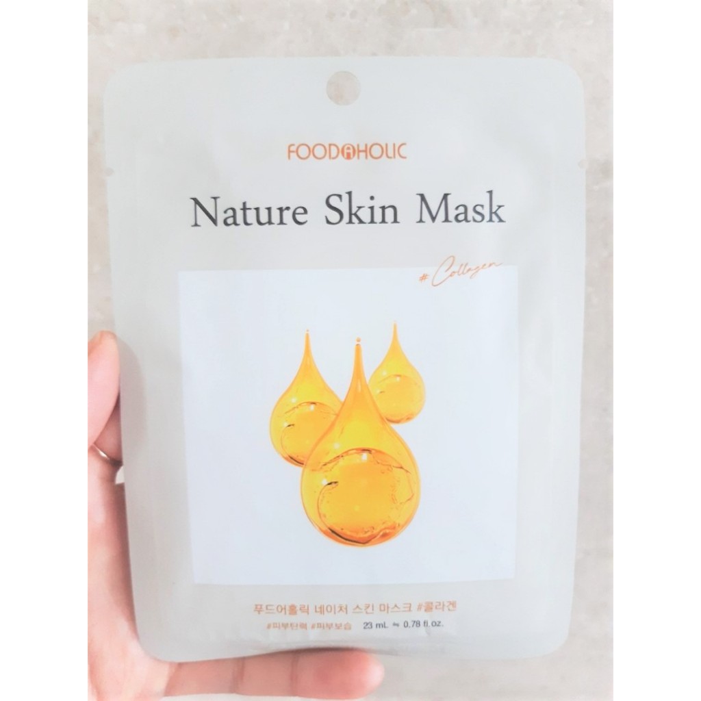 foodaholic-nature-skin-มาส์กคอลลาเจน-คอลเลกชันแพ็ค-23-มล