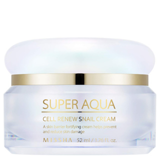 Missha Super Aqua Cell Renew ครีมหอยทาก 1.76 fl.oz / 52 มล. (วันหมดอายุ: 2026.07)