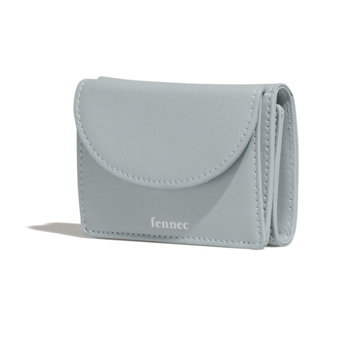 折りたたみ財布 Fennec CRINKLE HALFMOON MINI WALLET SAGE MINT FM1WT01SNF CRINKLE HALFMOON MINI WALLET - SAGE MINT - Fennec