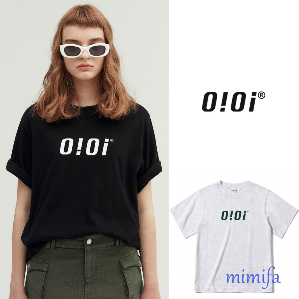 Oioi BASIC เสื้อยืด แขนสั้น พิมพ์ลายโลโก้ | Shopee Thailand