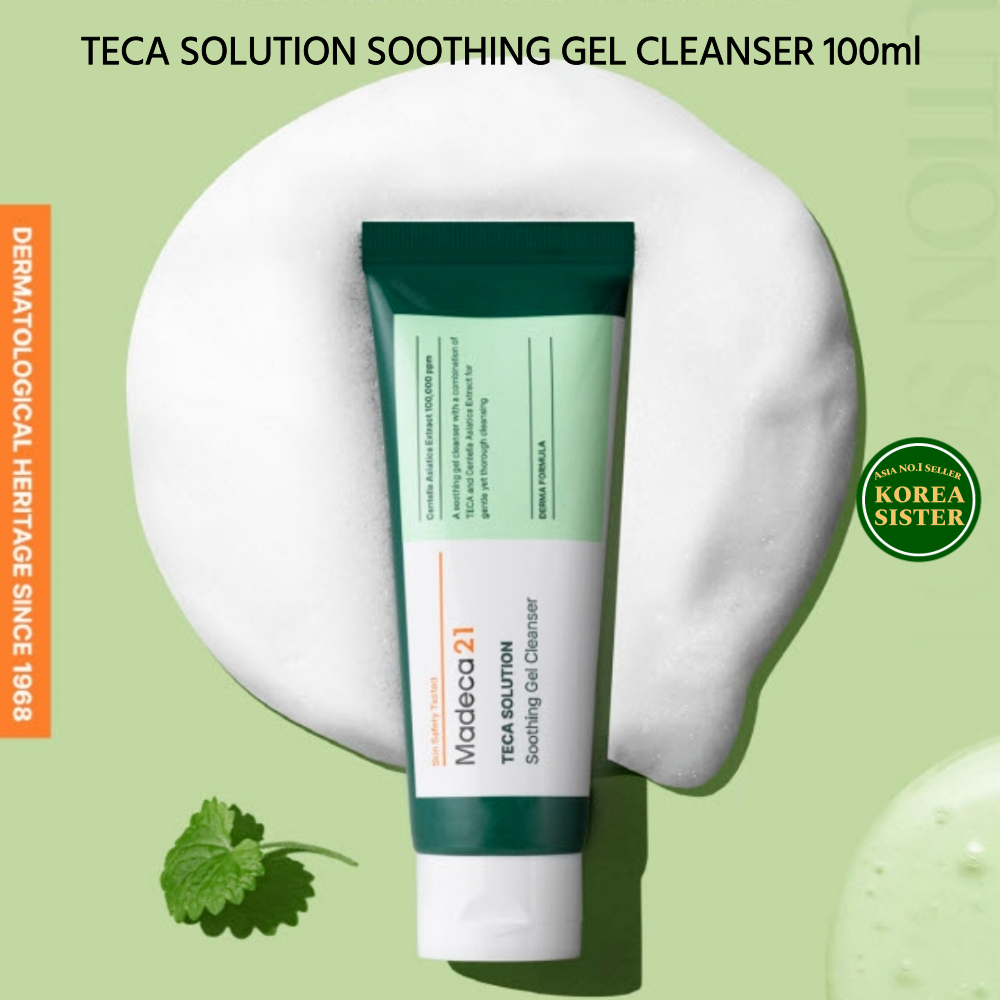 Madeca 21 teca เจลทําความสะอาดผิวหน้า 100 มล. | Shopee Thailand