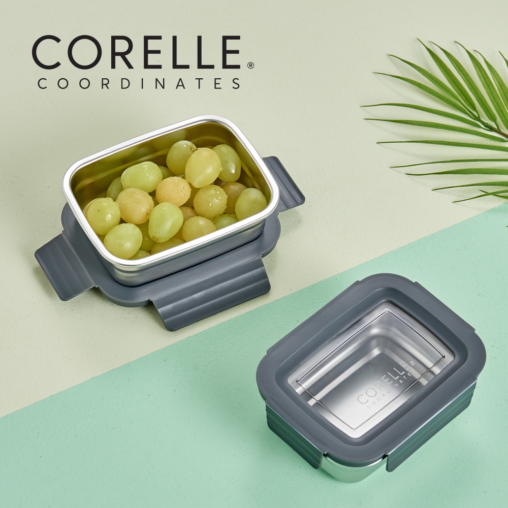 Corelle Airtight Stainless Steel Food Storage Container 2p เครื่องล้าง ...