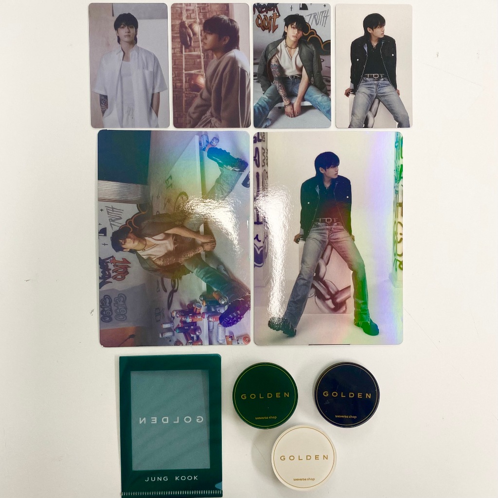 OFFICIAL] BTS JUNGKOOK Solo Album GOLDEN Official WEVERSE SHOP POB