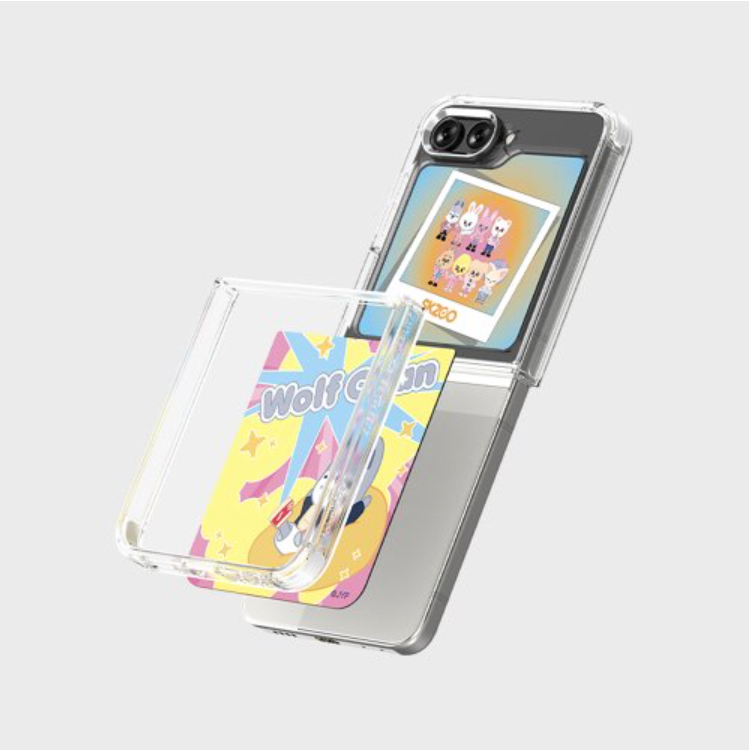 Skzoo Stray Kids การ์ดพลิกสูท สําหรับ galaxy z flip 5 nfc flip5 ...