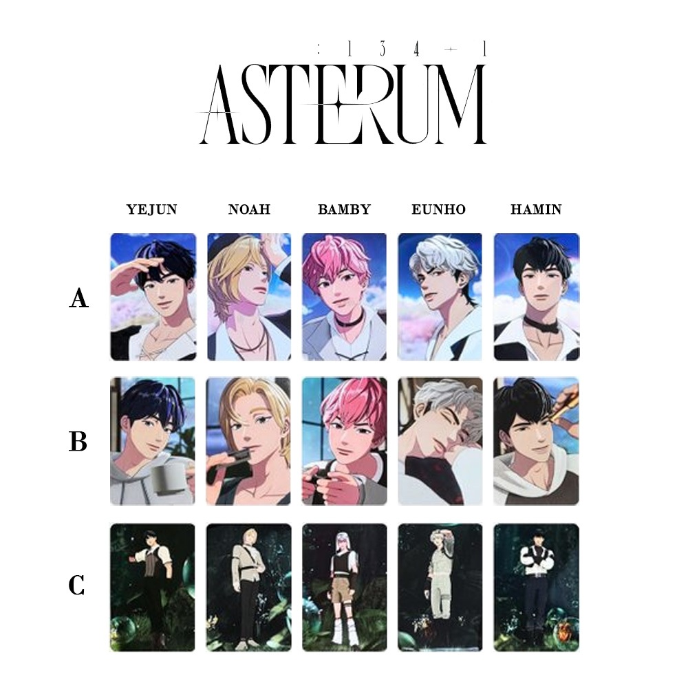 PLAVE 2nd Mini Album 'ASTERUM : 134-1' POCAALBUM Ver. Photocard