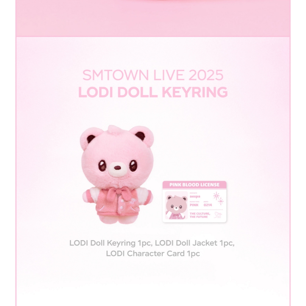 (LODI DOLL KEYRING SET) SMTOWN LIVE 2025 2nd OFFICIAL MD (2025 ...