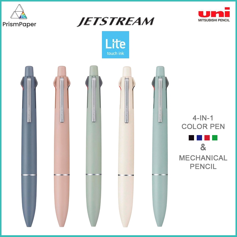 Uni Jetstream Lite Touch Ink ปากกามัลติฟังก์ชั่น 4&1 (หมึก 4 สี & ดินสอ ...