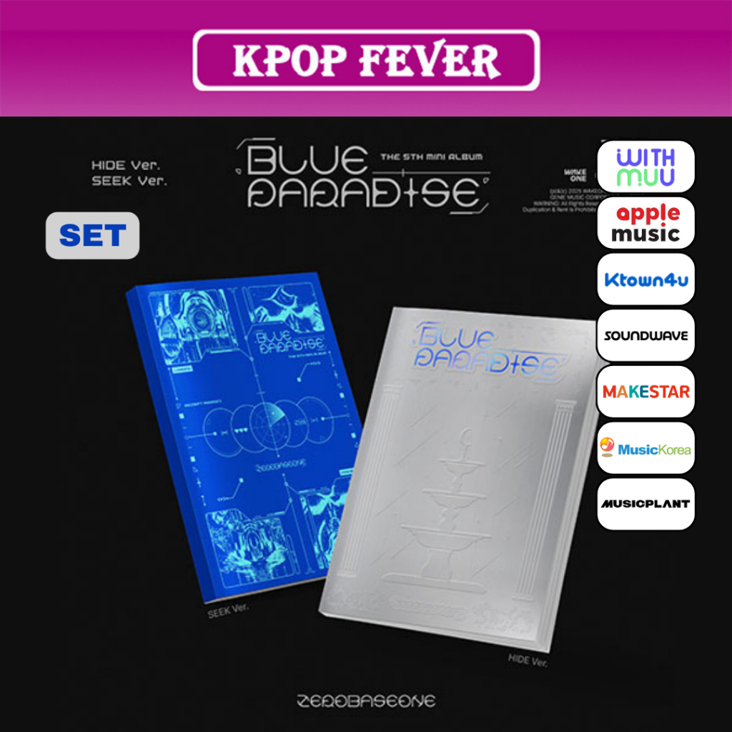 ZEROBASEONE (ZB1) - [ BLUE PARADISE ] 5TH MINI ALBUM / PHOTOBOOK