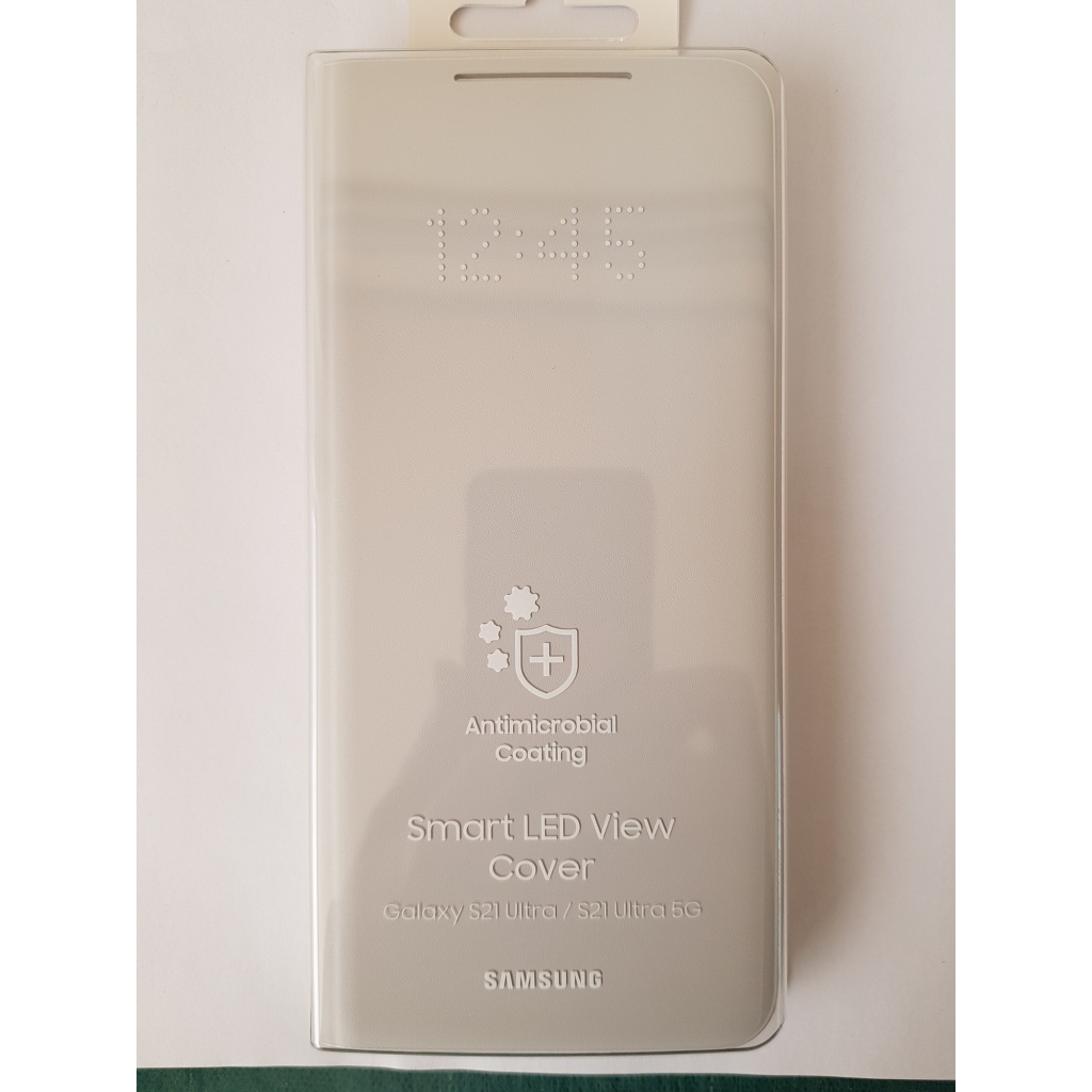 เคส Samsung Galaxy S21 Ultra 5G Smart LED View Cover- Light Gray ...